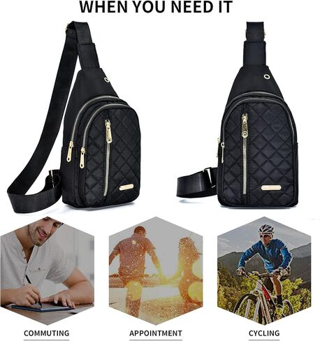 Aisijimo Small Sling Bag For Women Men Casual Crossbody Sling Backpack | Small in Kuwait