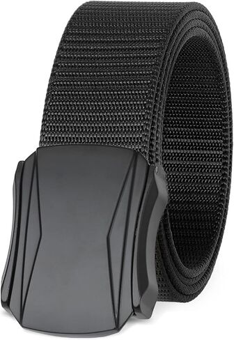 أحزمة Beltroad التكتيكية للرجال من النايلون الأسود للعمل وحزام كاجوال عسكري سريع الفك بإبزيم حزام المشي لمسافات طويلة in Kuwait