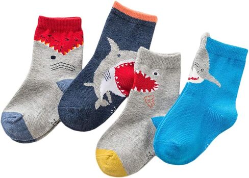 Anbaby Boys Athletic Socks Fashion Cotton Short Crew Socks in Kuwait