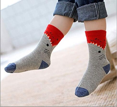 Anbaby Boys Athletic Socks Fashion Cotton Short Crew Socks in Kuwait