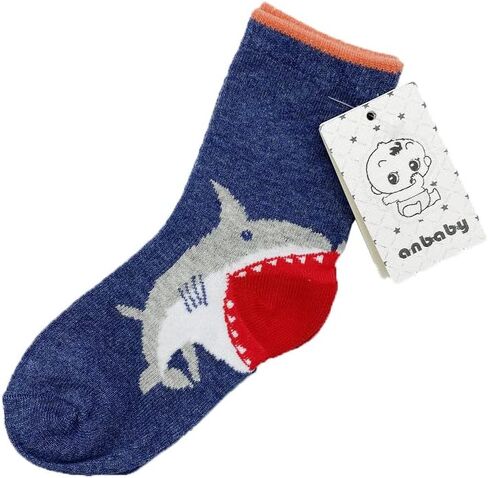 Anbaby Boys Athletic Socks Fashion Cotton Short Crew Socks in Kuwait