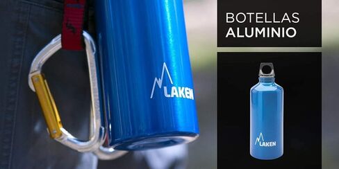 Laken Futura Aluminum Water Bottle - Narrow Mouth, Screw Cap with Loop - Leak-Proof, BPA Free, Made in Spain - 20oz, Khaki in Kuwait