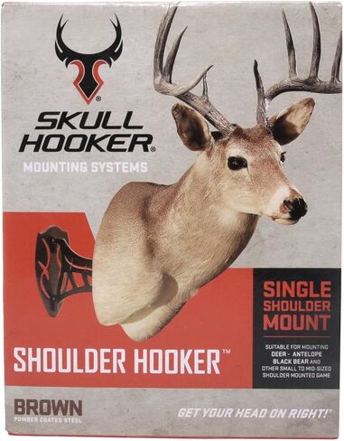 Skull Hooker Small/Medium Game Steel Powder-Coated Dual Shoulder Mounts with 8-inch Swing Arm in Kuwait