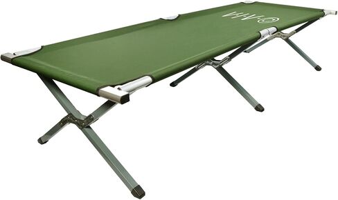 VIVO Green Camping Cot, Fold up Bed, Carrying Bag COT-V01 in Saudi Arabia