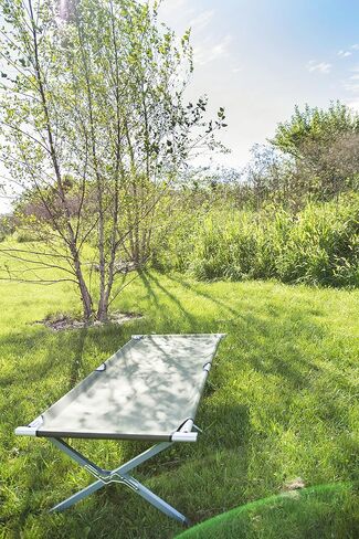 VIVO Green Camping Cot, Fold up Bed, Carrying Bag COT-V01 in Saudi Arabia