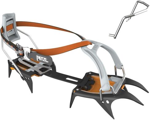 Petzl IRVIS Crampons - 10 نقاط الأشرطة لجولات التزلج والسفر الجليدي in Saudi Arabia