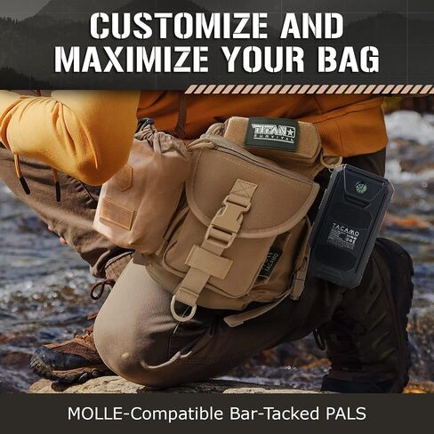 TACAMO® 10L Drop Leg Hip Bag, Drop Leg Bag for Men and Women, Small, Waterproof Tactical Drop Leg Bag, Thigh Harness Leg Bag for Men and Women, Waist Leg Bag for Tools and Kits, Men’s Thigh Bag in Saudi Arabia
