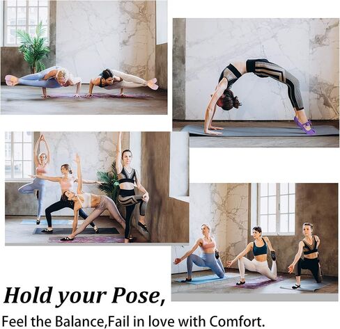 Ristake Yoga Socks for Women, Non-Slip Grip Socks for Pilates, Pure Barre, Dance, Barefoot Workouts, 3/6 Pairs in Saudi Arabia