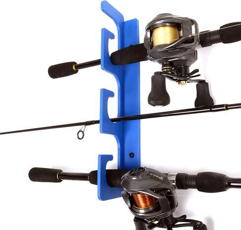 Ceiling Rod Rack Fishing Rod Rack Storage for Ceiling or Wall-Ultra Sturdy Strong Weatherproof Indoor and Outdoor Use, Holds 6 Rods in Saudi Arabia