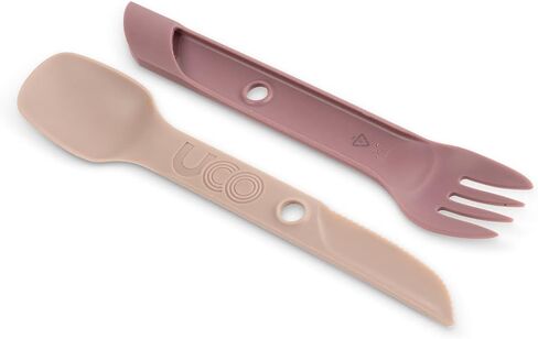 مجموعة أدوات التخييم المتكاملة ECO Switch Spork المعاد تدويرها من UCO مكونة من قطعتين in Kuwait
