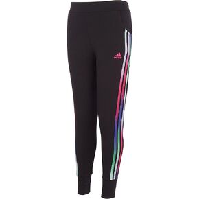 adidas Girl's 3-Stripes Cotton Joggers