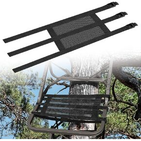 كي يو تي مقعد حامل شجرة عالمي بديل قابل للتعديل، وسادة مقعد حامل شجرة تعمل على تسلق الاشجار وحوامل السلم، قفل على حوامل الشجرة، سهلة التركيب والازالة in Kuwait