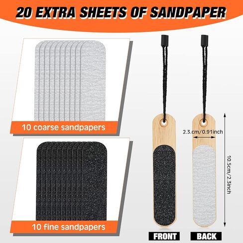 23 Pcs Black Chalk Bag for Rock Climbing Double Sided Hand Finger File Chalk Bag Bucket with Zippered Pocket Double Sided Skin Nail File Hand Callus Remover for Rock Climbing Gear Hand File Bouldering in Saudi Arabia