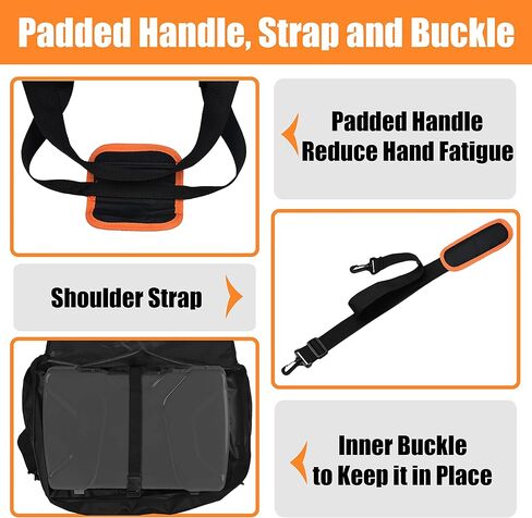 حقيبة حمل موقد Amerbro Coleman، حقيبة موقد Coleman متوافقة مع موقد تخييم الغاز Coleman، Camp Chef Everest 2 Burner Stove Camp Stove - 24.5 x 6.8 x 17.7in in Kuwait