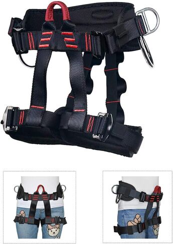 HeeJo Climbing, Safety Safe Seat Belt for Outdoor Tree Climbing, Outward Band Expanding Training Large Size,Climbing Gear in Kuwait