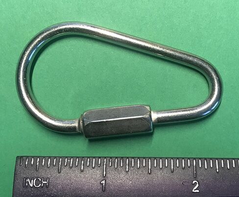 Stainless Steel 316 Pear Shape Quick Link 5/32" (4mm) Marine Grade in Saudi Arabia