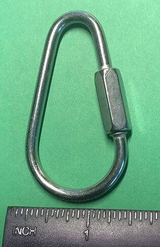 Stainless Steel 316 Pear Shape Quick Link 5/32" (4mm) Marine Grade in Saudi Arabia