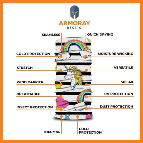 ARMORAY Face Mask, Head Wrap, Neck Gaiter, Headband, Fishing Mask, Magic Scarf, Tube Mask, Face Bandana Mask in Kuwait