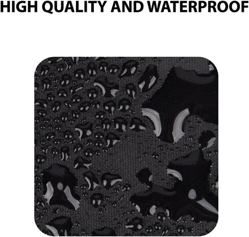 Gold Armour Rainfly Tarp Hammock, Premium 14.7ft/12ft/10ft/8ft Rain Fly Cover, Waterproof Ultralight Camping Shelter Canopy, Survival Equipment Gear Camping Tent Accessories (Black 10ft x 10ft) in Kuwait