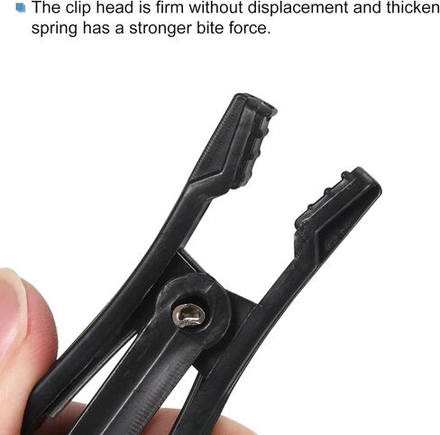 MECCANIXITY Tent Canopy Clip Light Hooks, Adjustable Multifunctional Outdoor Camping Equipment Accessories Practical Clothespin, Black 8 Pack in Saudi Arabia
