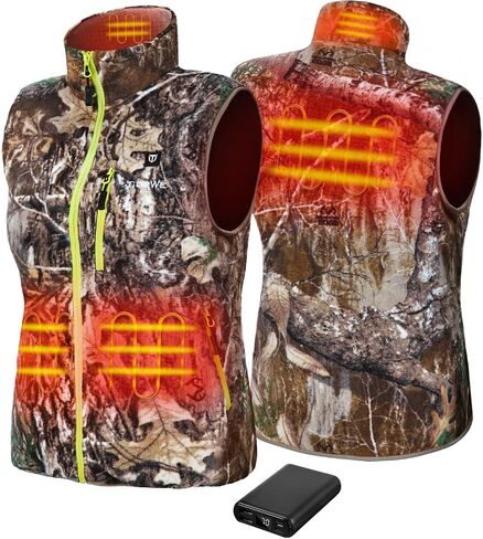 TIDEWE Women’s Lightweight Heated Vest with Battery Pack for Hunting/Hiking in Saudi Arabia