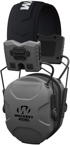 Walker's XCEL 500BT Digital Electronic Muff with Voice Clarity and Bluetooth and Crosshair Sport Shooting Glasses Bundle (2 Items) in Kuwait