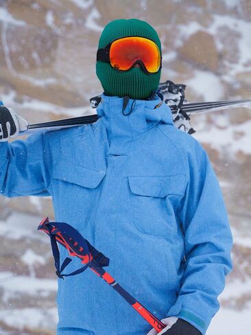 SATINIOR 1 Hole Knitted Full Face Cover Adult Winter Ski Balaclava for Outdoors in Saudi Arabia