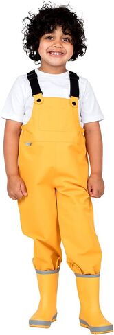 JAN & JUL Waterproof Fleece Lined Bib Snow Pants, Adjustable Overalls for Toddlers and Kids in Saudi Arabia