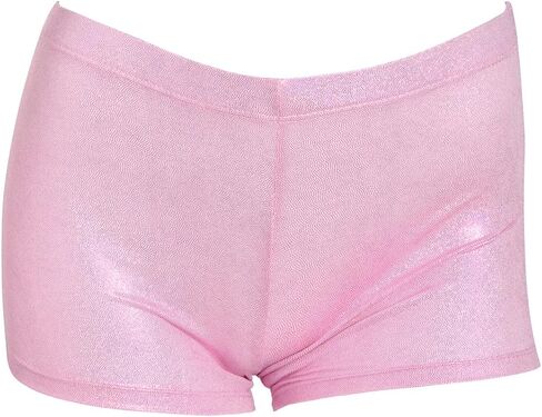 LMCOB Girls Gymnastics Shorts Sparkle Dance Tumbling Athletic Short Black in Kuwait