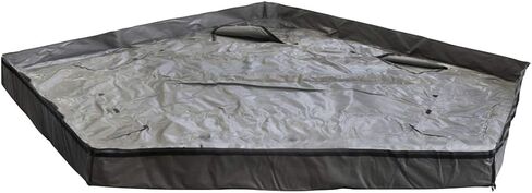 Clam 14473 Portable Removable Ice Thermal Floor with Carrying Bag for X-5000 Hub Shelter Ice Fishing Tent, Accessory Only, Gray in Saudi Arabia