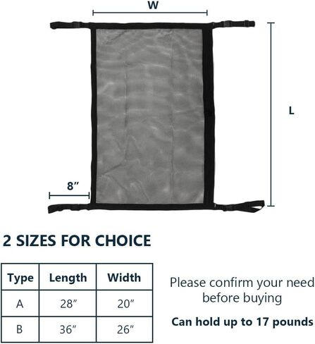EHWI Ice Shelter Overhead Storage Net, Winter Fishing Angler Thermal Tent Cargo Organizer Web Hammock, Outdoor Ice House Roof Accessories in Saudi Arabia