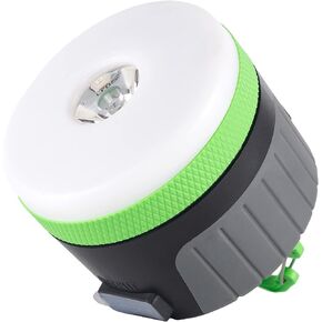 LIT-PaTH LED Camping Lantern, Rechargeable Light with Magnet Base, 4400 mAh, Survival Kit for Emergency, Hurricane, Outage, Large Green, 1 Pack