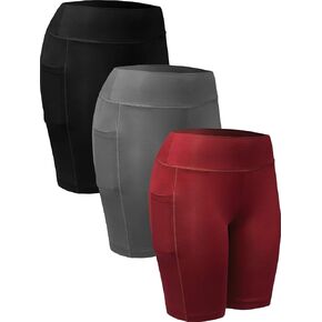 NELEUS Women's Athletic Shorts High Waist Tummy Control Workout Biker Shorts for Running Gym Yoga in Saudi Arabia