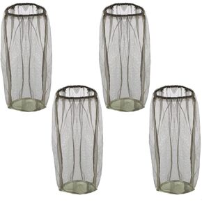 عبوة من 4 قطع من شبكة الوجه من شركة مينلايف، غطاء رأس قناع للبعوض للتخييم والمشي لمسافات طويلة والصيد للحماية من الحشرات الحشرات والنحل الناموس in Kuwait