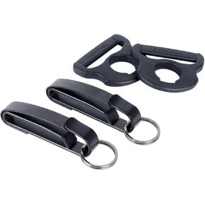 SdTacDuGe Metal Key Ring Holder Quick Hook System Belt Loop Fit up to 2.25" wide belt-2 Pack