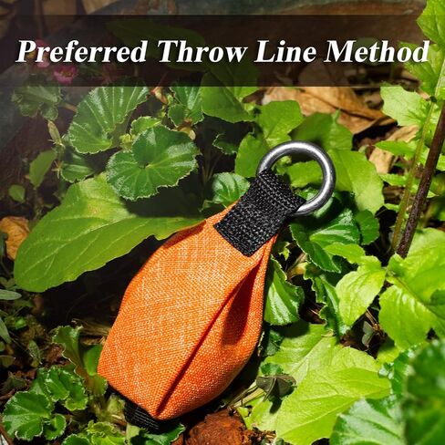 حقيبة وزن من Dawitrly Arborists مع حلقة على شكل حرف D وحلقة سفلية لرمي الأطراف العالية، واستخدام تسلق الأشجار، برتقالي، 250 جم/8.8 أونصة in Kuwait