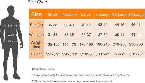 سترة Lemorecn للرجال مقاس 2 مم لبدلات الغوص بأكمام طويلة من النيوبرين in Kuwait