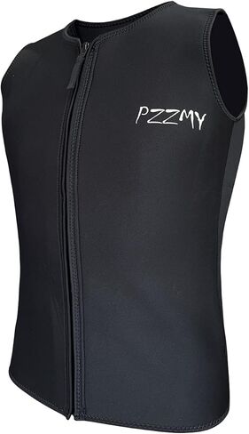 PZZMY بدلة غطس علوية للرجال 3 مم من النيوبرين سترة غوص للنساء بدون أكمام بدلة غطس سترة علوية للغوص والتجديف وركوب الأمواج والتجديف وساونا in Kuwait