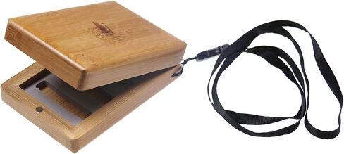 Wifreo 2 قطعة من خشب الخيزران لصيد السمك صندوق الطيران خفيف الوزن على الوجهين in Kuwait