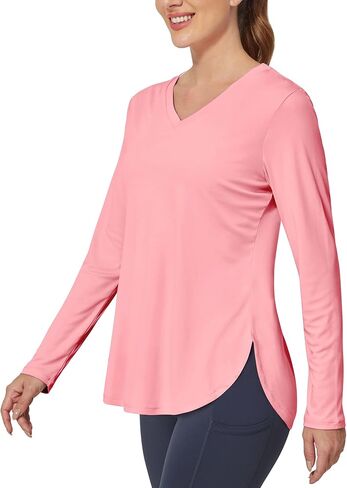 G4Free UPF 50+ Sun Shirts for Women Long Sleeve Workout Tops SPF UV Protection Shirts for Hiking Athletic Running Gym in Saudi Arabia