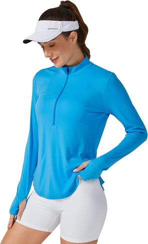 G4Free Womens UPF 50+ Sun Shirts Lightweight Quick Dry Long Sleeve Workout Tops Lightweight Running Pullover in Saudi Arabia