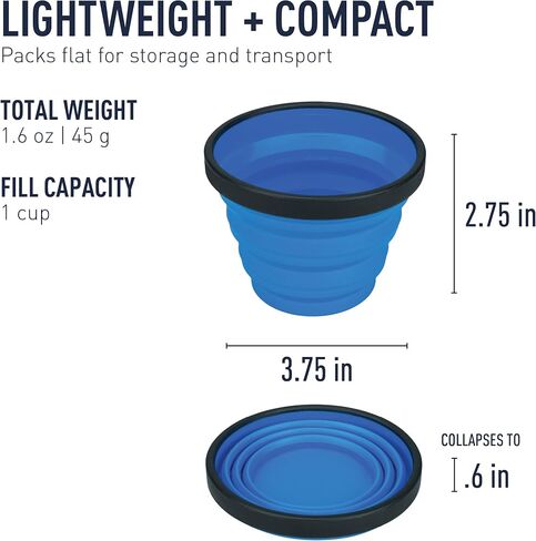 Sea to Summit X-Series Collapsible Silicone Camping Drinkware, Mug (16.2 fl oz), Olive in Saudi Arabia