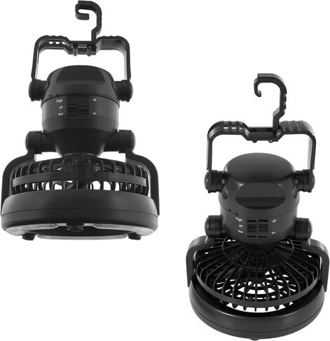 Wakeman LED Lantern, 2 in 1 Battery Powered Fan and Lantern Collection Outdoors in Kuwait