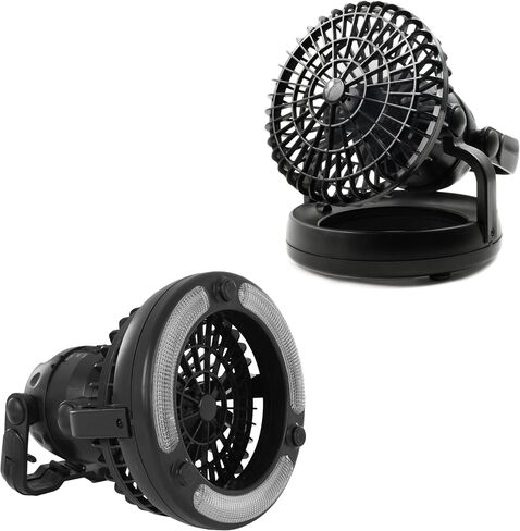 Wakeman LED Lantern, 2 in 1 Battery Powered Fan and Lantern Collection Outdoors in Kuwait
