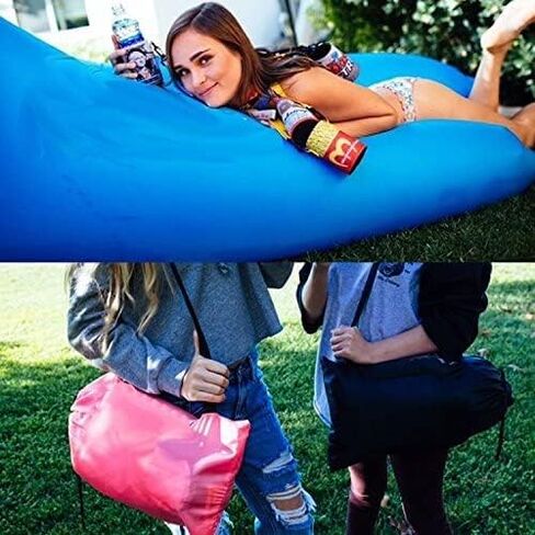 Pacheungt Inflatable Lounger Air Sofa Hammock-Portable,Water Proof& Anti-Air Leaking Design-Ideal Couch for Backyard Lakeside Beach Traveling Camping Picnics & Music Festivals Camping Compression in Saudi Arabia