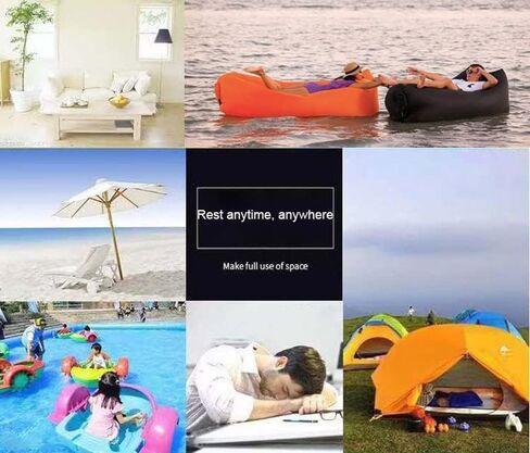 Pacheungt Inflatable Lounger Air Sofa Hammock-Portable,Water Proof& Anti-Air Leaking Design-Ideal Couch for Backyard Lakeside Beach Traveling Camping Picnics & Music Festivals Camping Compression in Saudi Arabia