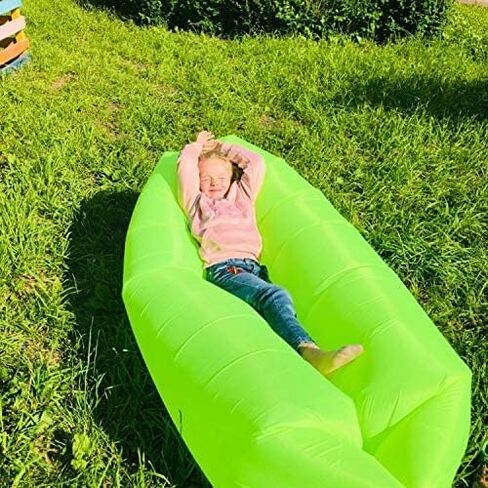 Pacheungt Inflatable Lounger Air Sofa Hammock-Portable,Water Proof& Anti-Air Leaking Design-Ideal Couch for Backyard Lakeside Beach Traveling Camping Picnics & Music Festivals Camping Compression in Saudi Arabia