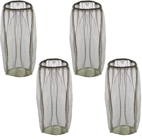 عبوة من 4 قطع من شبكة الوجه من شركة مينلايف، غطاء رأس قناع للبعوض للتخييم والمشي لمسافات طويلة والصيد للحماية من الحشرات الحشرات والنحل الناموس in Kuwait