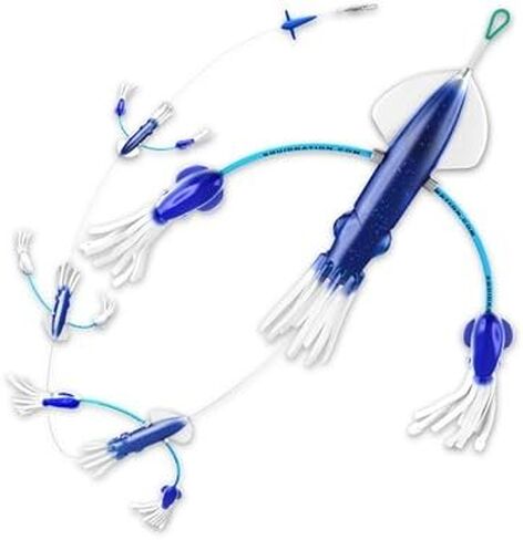 Flippy Floppy Thing Fishing Daisy Chain Tuna & Marlin Magnet by Squidnation in Saudi Arabia