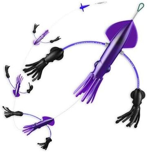 Flippy Floppy Thing Fishing Daisy Chain Tuna & Marlin Magnet by Squidnation in Saudi Arabia